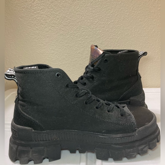 Palladium Black Women's Combat Boots - Picture 5 of 12